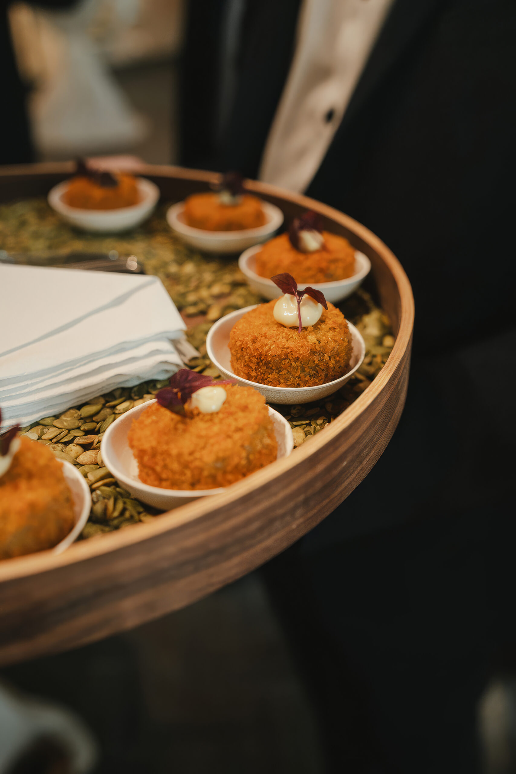 Portret van een lid van het FORKS Catering-team